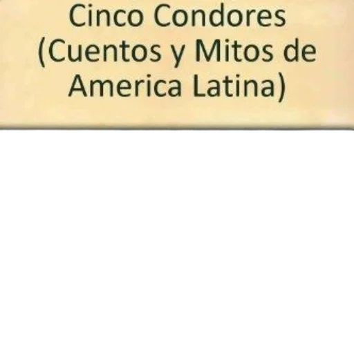 image, shows, cover, book, titled, cinco, condores, melinda transparent PNG cut-out