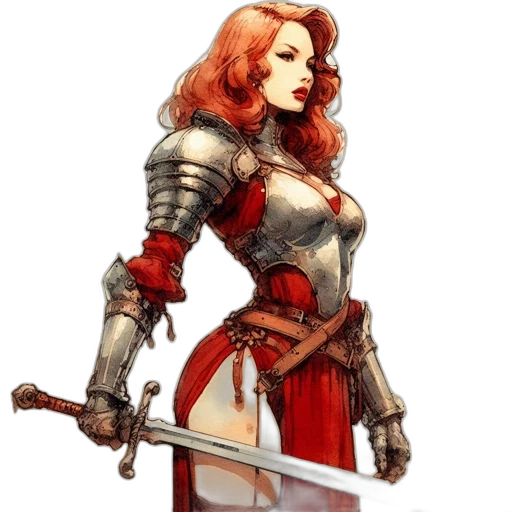 sword, staff, weapon, fantasy art, concept art, pixel art, comic book art, red transparent PNG cut-out
