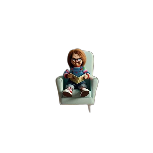 furniture, staff, face, hair, 3d render, pixel art, cartoon, concept art transparent PNG cut-out