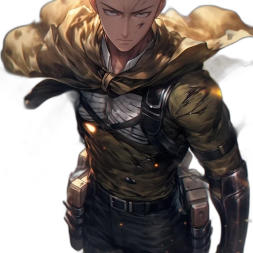 sword, staff, weapon, jacket, concept art, comic book art, fantasy art, anime transparent PNG cut-out