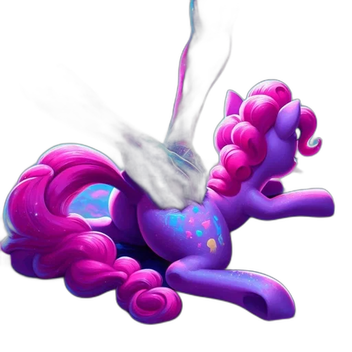 dragon, creature, weapon, hair, concept art, 3d render, vaporwave, fantasy art transparent PNG cut-out