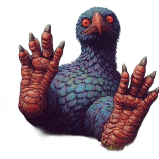 creature, animal, dragon, concept art, 3d render, pixel art, fantasy art, mythical transparent PNG cut-out
