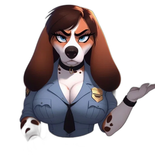 staff, animal, jacket, concept art, cartoon, pixel art, fantasy art, anthropomorphic transparent PNG cut-out