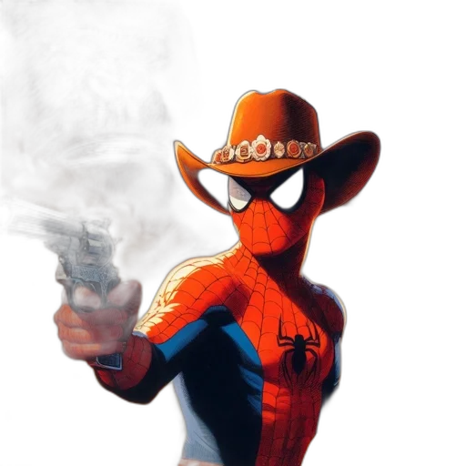 weapon, mask, hat, animal, comic book art, concept art, fantasy art, photorealistic transparent PNG cut-out