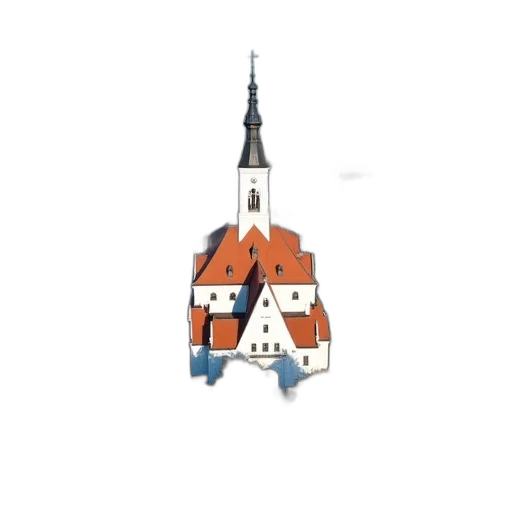 building, concept art, watercolor, pixel art, 3d render, aerial, view, city transparent PNG cut-out