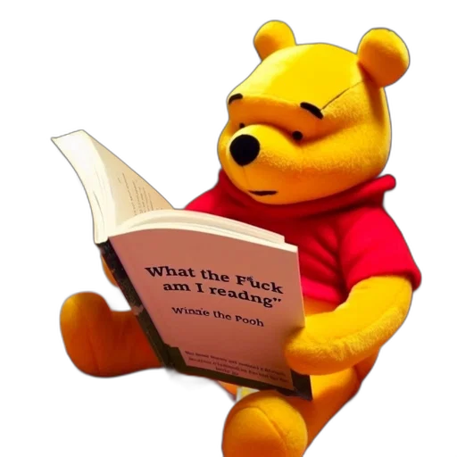 face, furniture, animal, mask, winnie, pooh, plush, toy transparent PNG cut-out