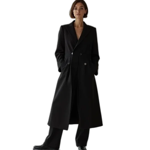 jacket, dress, staff, dark transparent PNG cut-out