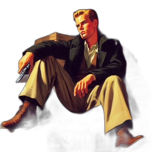 jacket, furniture, staff, shoes, concept art, comic book art, photorealistic, cartoon transparent PNG cut-out