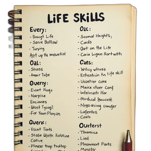list, life, skill, occupations transparent PNG cut-out