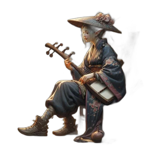 staff, weapon, hat, sword, concept art, fantasy art, photorealistic, 3d render transparent PNG cut-out