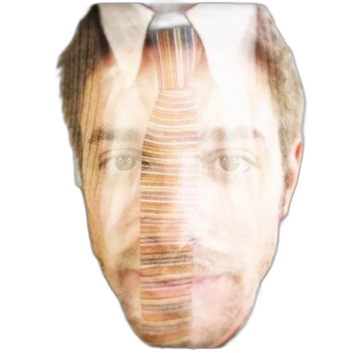 face, mask, hair, hat, photorealistic, 3d render, concept art, vaporwave transparent PNG cut-out
