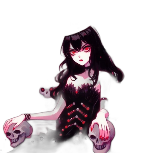 staff, creature, dress, weapon, pixel art, concept art, fantasy art, anime transparent PNG cut-out