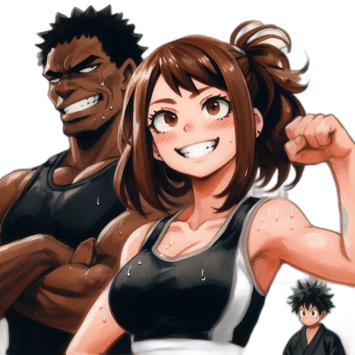 weapon, anime, comic book art, cartoon, concept art, monochrome, three, animated transparent PNG cut-out