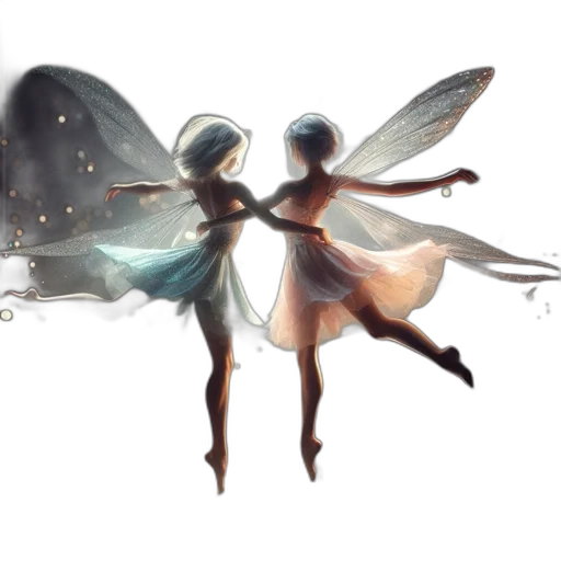concept art, fantasy art, pixel art, watercolor, outer space, pastel, two, ethereal transparent PNG cut-out
