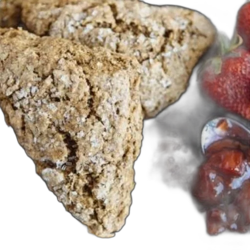 food, rustic, blackboard, displays, freshly, baked, scones, accompanied transparent PNG cut-out