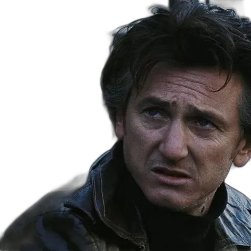 face, jacket, hair, photorealistic, man, dark, wearing, leather transparent PNG cut-out