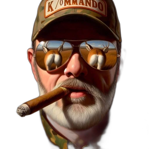 hat, concept art, comic book art, photorealistic, pixel art, man, camo, cap transparent PNG cut-out