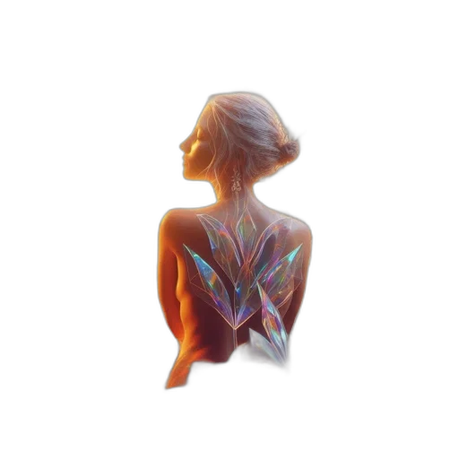 dress, jewelry, jacket, crown, 3d render, pixel art, vaporwave, watercolor transparent PNG cut-out
