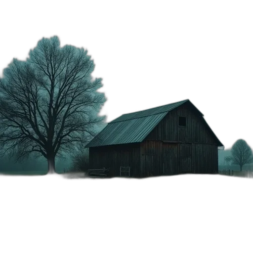 tree, building, umbrella, hat transparent PNG cut-out