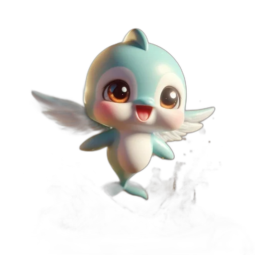 creature, staff, animal, concept art, 3d render, fantasy art, pixel art, pastel transparent PNG cut-out