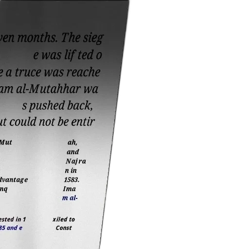 historical, document, mentions, siege, mutahhar, truce, being, reached transparent PNG cut-out