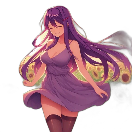 dress, hair, anime, pixel art, fantasy art, concept art, fire, fog transparent PNG cut-out