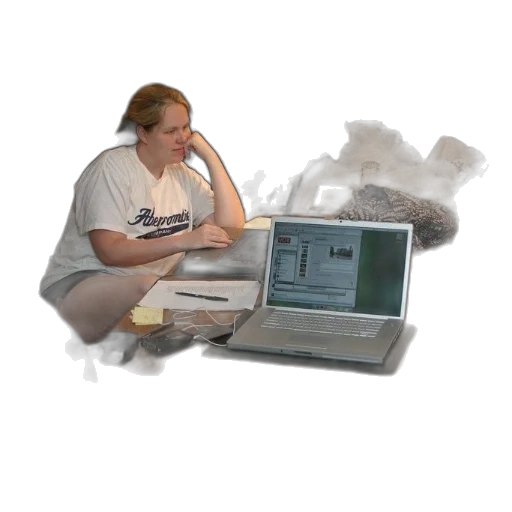 staff, 3d render, vaporwave, photorealistic, concept art, fog, fire, woman transparent PNG cut-out