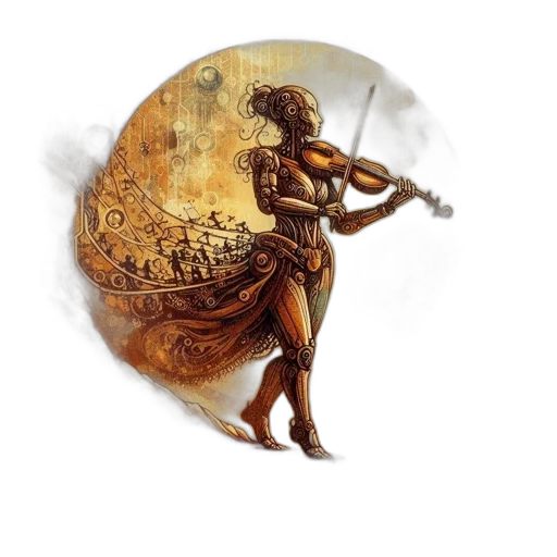 staff, fantasy art, concept art, comic book art, watercolor, steampunk-cyberpunk-inspired, scene, featuring transparent PNG cut-out