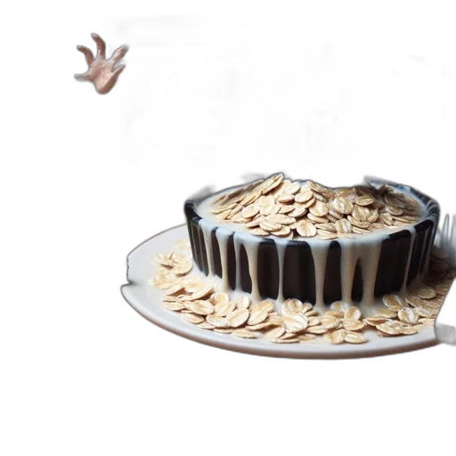 food, crown, animal, creature, 3d render, photorealistic, illustration, horror transparent PNG cut-out