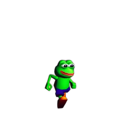 creature, robot, animal, face, 3d render, pixel art, concept art, green transparent PNG cut-out