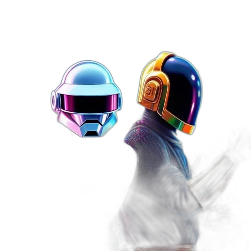 mask, robot, concept art, 3d render, vaporwave, cyberpunk, outer space, pastel transparent PNG cut-out