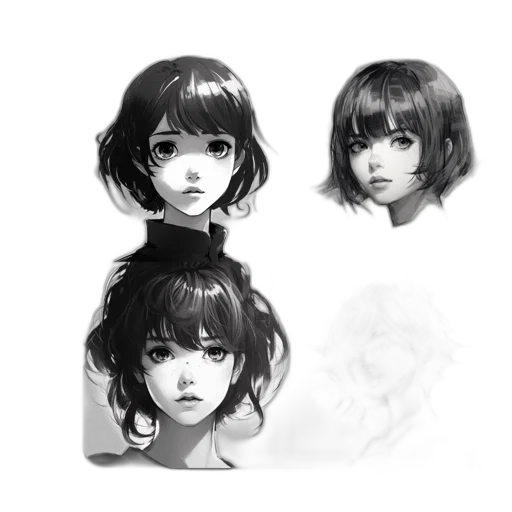 face, mask, hair, crown, concept art, photorealistic, anime, fantasy art transparent PNG cut-out