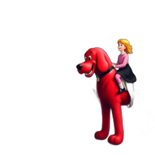 animal, creature, 3d render, concept art, cartoon, photorealistic, red, quaint transparent PNG cut-out