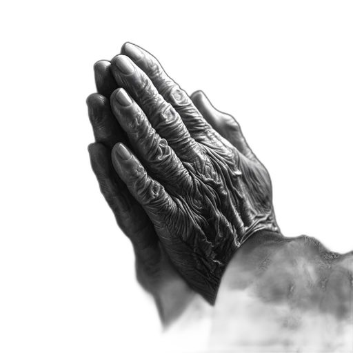 photorealistic, 3d render, concept art, pencil sketch, elderly, person, wrinkled, hands transparent PNG cut-out