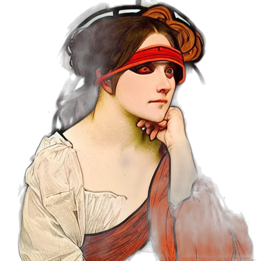 hat, face, dress, crown, concept art, fantasy art, photorealistic, watercolor transparent PNG cut-out