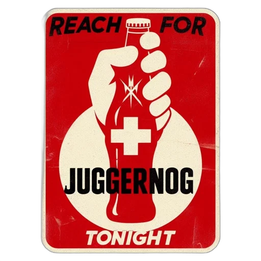 hand, holds, bottle, white, cross, against, red, background transparent PNG cut-out