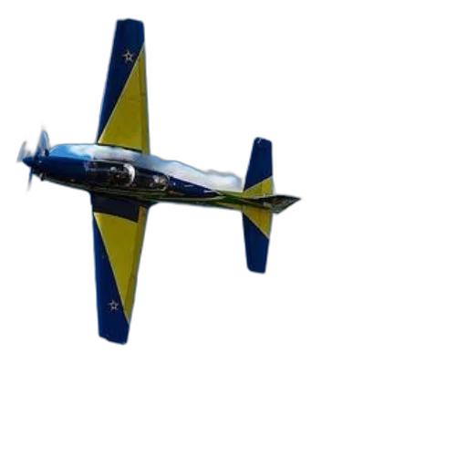 weapon, animal, 3d render, photorealistic, concept art, yellow, blue, airplane transparent PNG cut-out