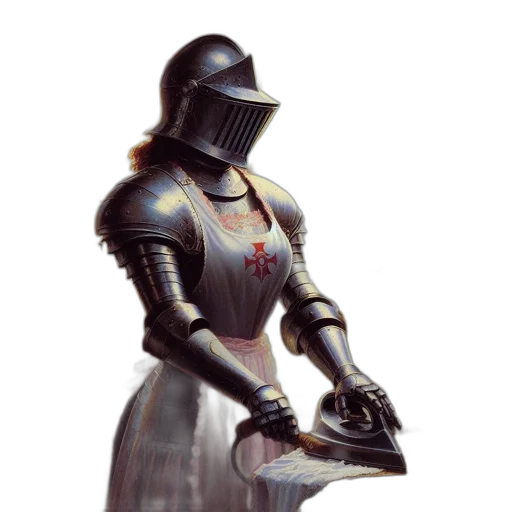 robot, sword, weapon, staff, concept art, fantasy art, photorealistic, pixel art transparent PNG cut-out
