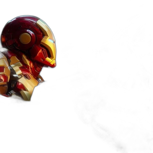 mask, robot, crown, jewelry, 3d render, concept art, photorealistic, comic book art transparent PNG cut-out