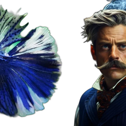 flower, hat, hair, animal, concept art, photorealistic, fantasy art, watercolor transparent PNG cut-out