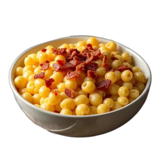 food, crown, animal, photorealistic, bowl, macaroni, cheese, bacon transparent PNG cut-out