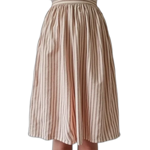 dress, monochrome, earth tones, striped, cotton, skirt transparent PNG cut-out