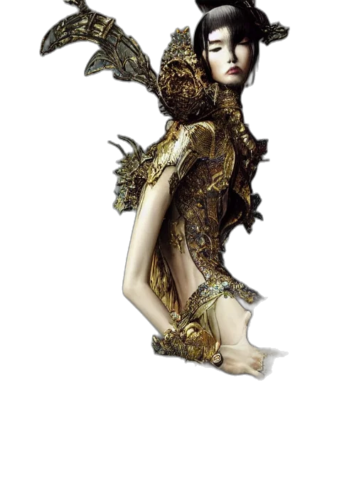 dress, staff, mask, crown transparent PNG cut-out