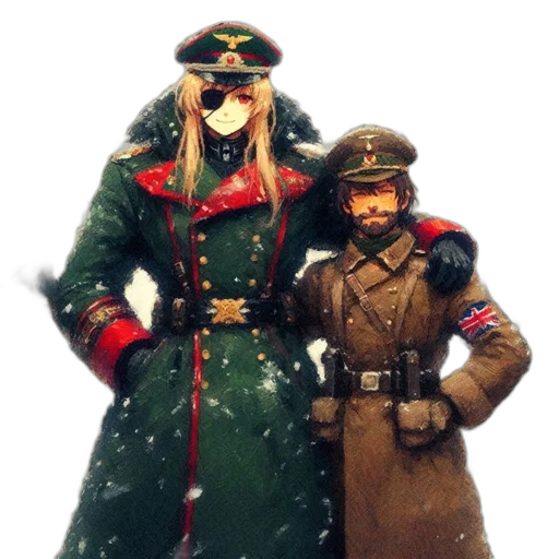 staff, hat, jacket, weapon, concept art, 3d render, fantasy art, oil painting transparent PNG cut-out