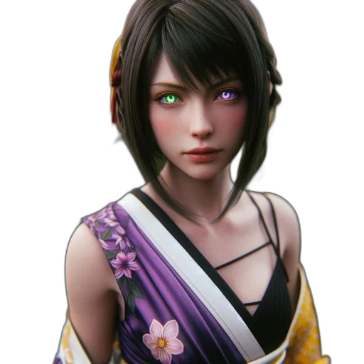 face, staff, dress, concept art transparent PNG cut-out