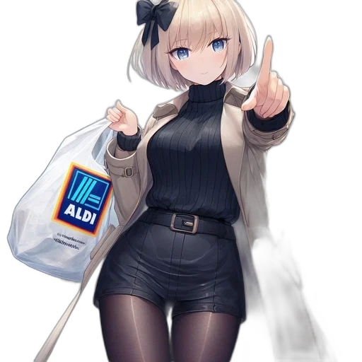jacket, robot, bottle, weapon, anime, concept art, pixel art, vaporwave transparent PNG cut-out