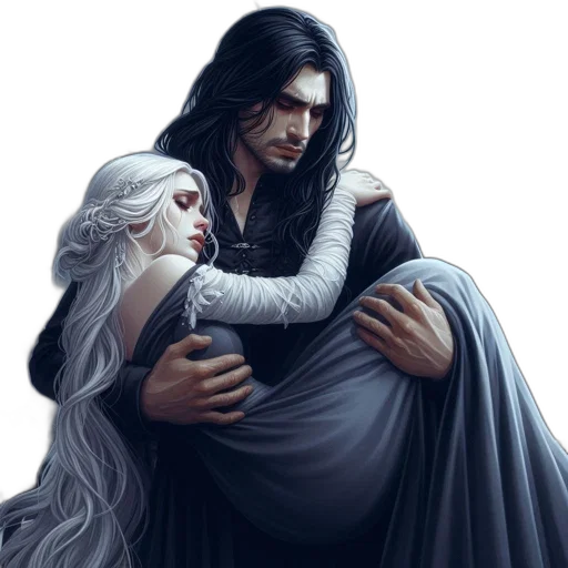 fantasy art, concept art, comic book art, pixel art, snow, fire, fog, dark transparent PNG cut-out