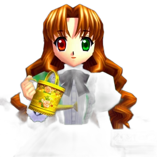 staff, crown, robot, weapon, pixel art, 3d render, anime, concept art transparent PNG cut-out