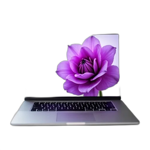 flower, crown, jewelry, staff, 3d render, photorealistic, vaporwave, silver transparent PNG cut-out
