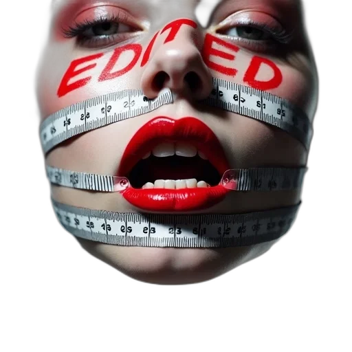 mask, face, 3d render, photorealistic, cyberpunk, red, second, image transparent PNG cut-out
